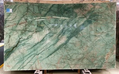 Green Da Vinci Quartzite Slabs Flooring