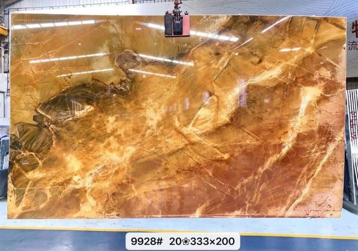 California Sunset Atacama Gold Quartzite Brazil Interior Design