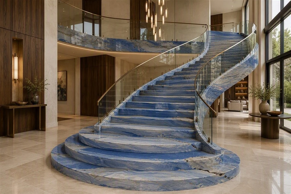 azul-macaubas-quartzite-helical-staircase