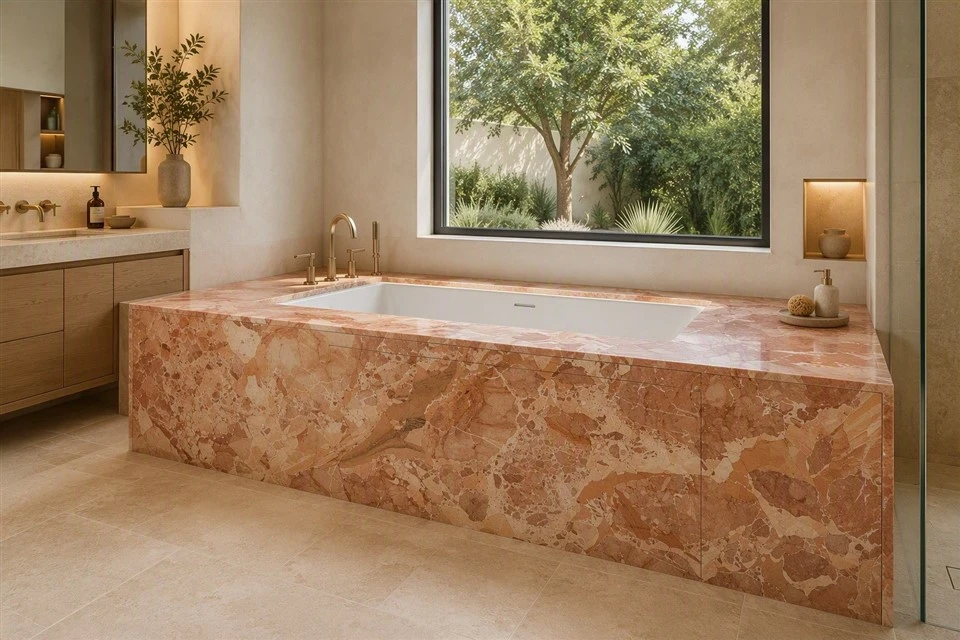 breccia-pernice-marble-bathtub-surround