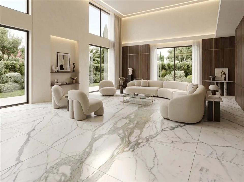 calacatta-marble-flooring-in-modern-living-room