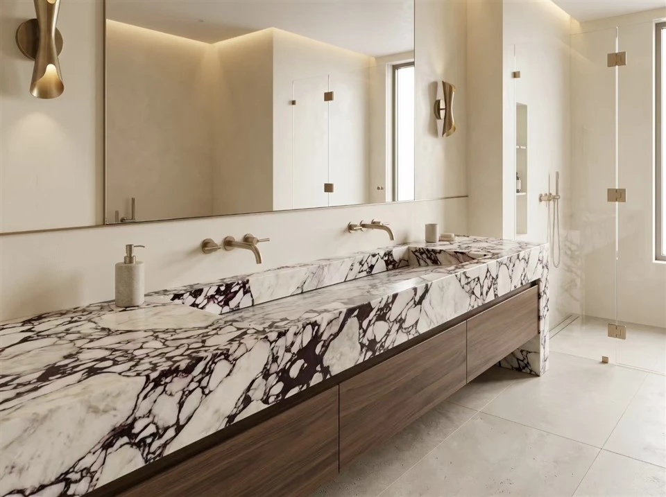 calacatta-viola-marble-bathroom-vanity-with-integrated-sinks