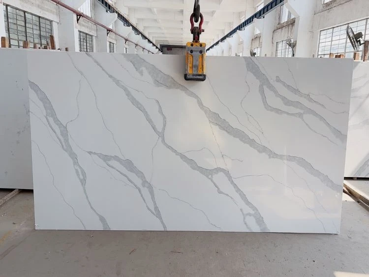 Calacatta White Quartz Slabs