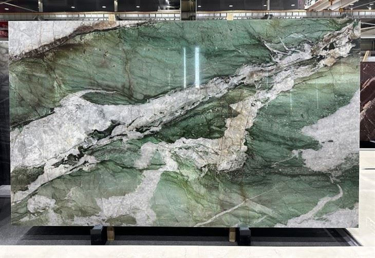 Fuchsite Crystal Quartzite Botanic Cristallo Slab