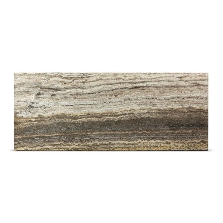 Customized Grey Travertine Dining Table