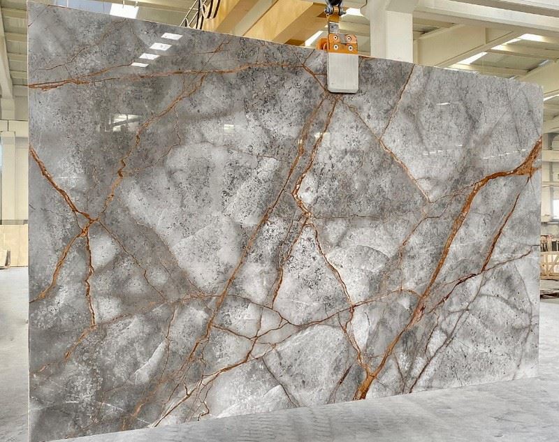 Harmony Grey Marble honed