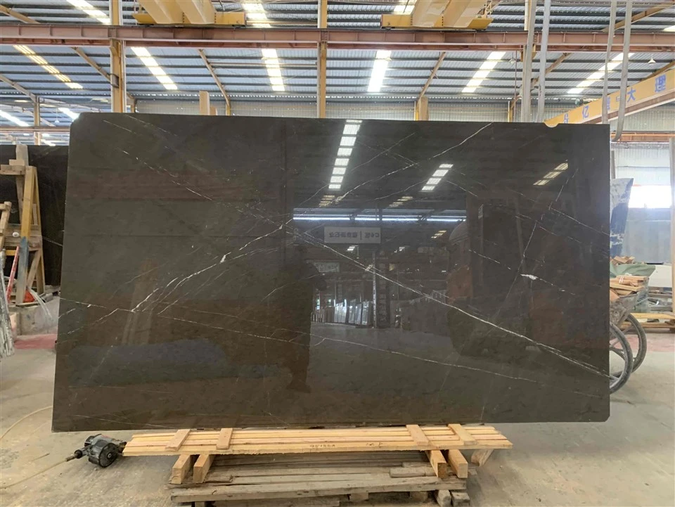 Iranian Pietra Grey Marble Slab