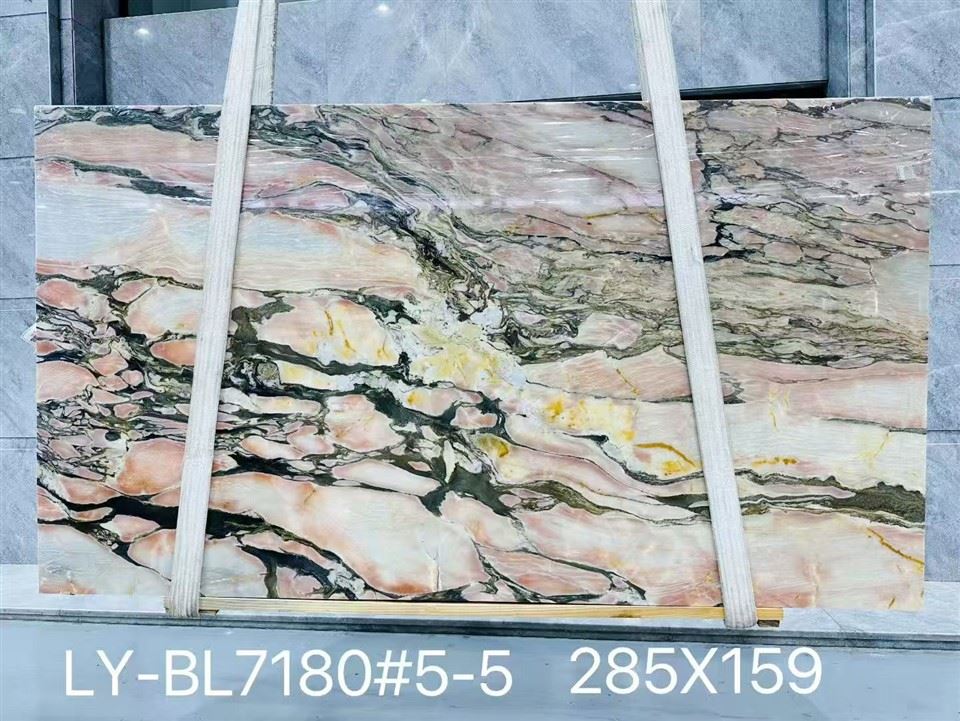 Italian Calacatta Viola Rosa Marble Slab