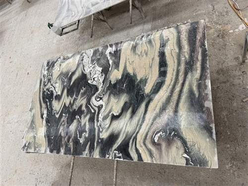 20 Italian Cipollino Ondulato Marble Slabs in 20 mm Honed Finish For An Austr...