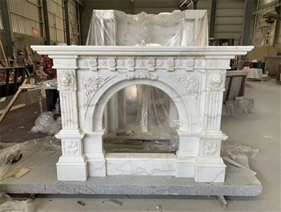 Hunan White Marble For Fireplace