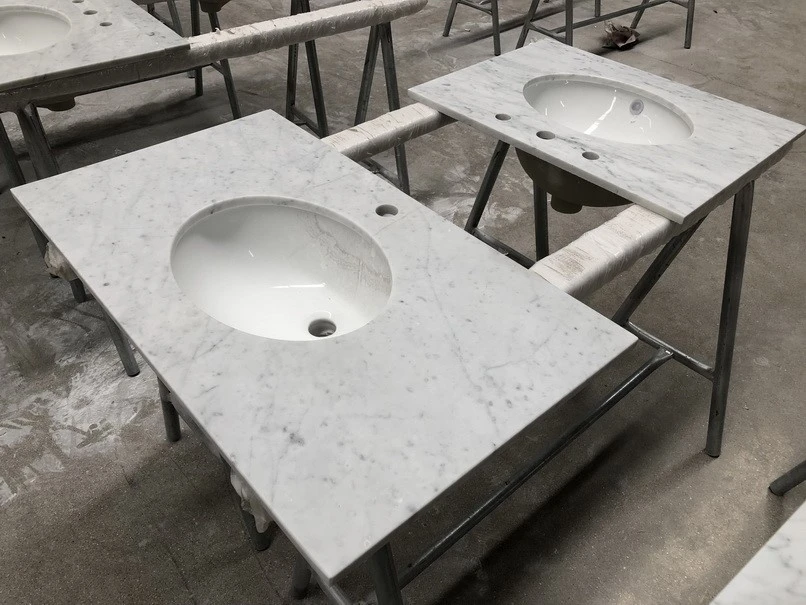 Carrara White marble vanity 20mm Carrara White marble vanity 20mm
