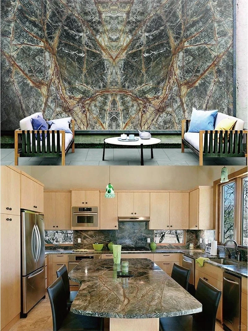 rainforest green marble application rainforest green marble application