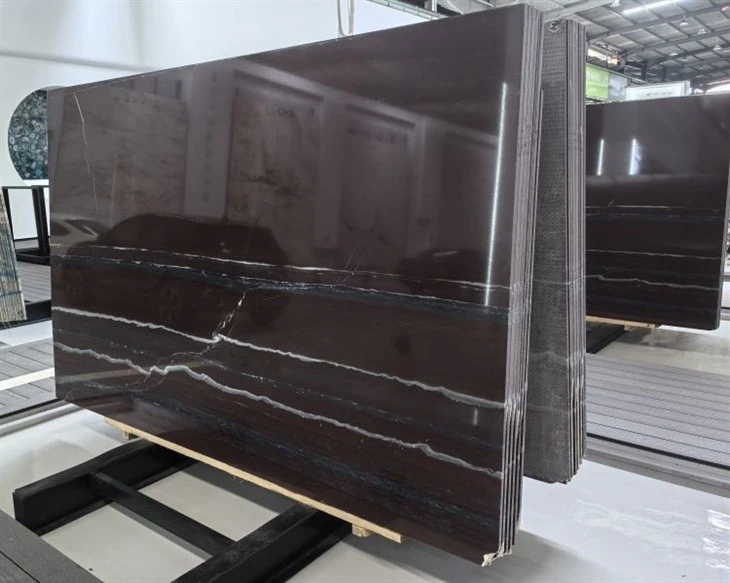 Rosso Laguna Aegean Bordeaux Red Marble kitchen countertop