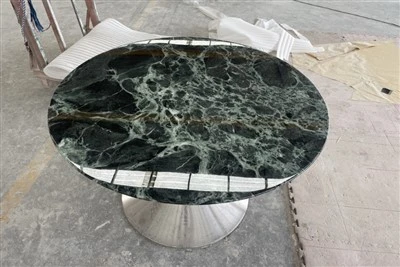 Alps Green Marble Dining Table