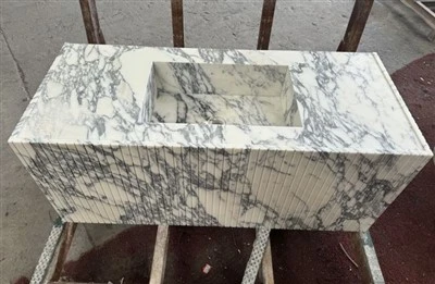 Arabescato Marble Sink