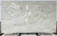 Brazilian Mont Blanc Quartzite Slab