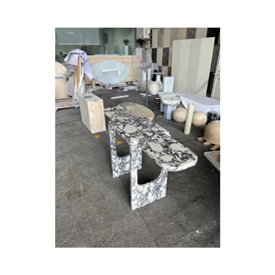 Calacatta Viola Marble Table