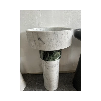 Cararra White Marble Wash Basin