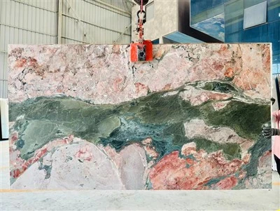 Cherry Blossom Marble Polished Slabs