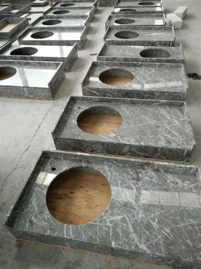 Grey Marble Vanity Top