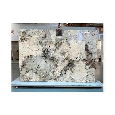 Natural Snow Mountain Blue Marble Slab