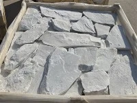 Natural White Quartzite Loose Random Stone Wall Cladding And Corners