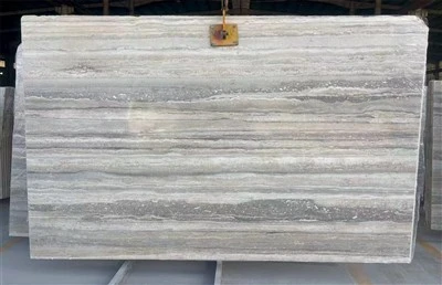 Italy Ocean Blue Travertine Vein Cut Slabs