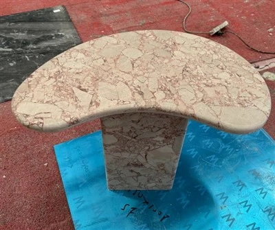 Pink Marble Side Table