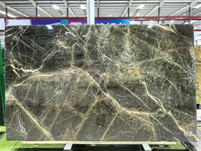 Rainforest Green Marble Slab