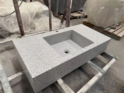 Terrazzo Solid Bathroom Sink