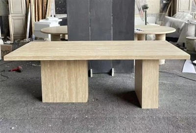 Travertine Dining Room Table