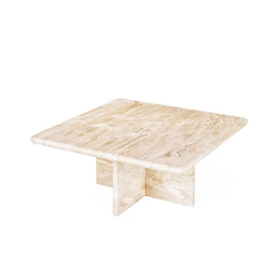 Travertine Natural Marble Coffee Table