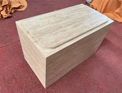 Travertine Rectangular Coffee Table