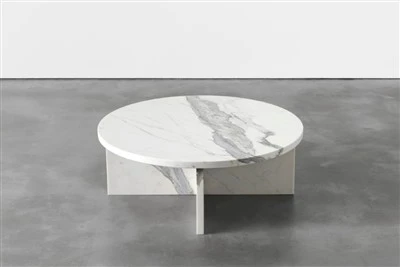 Volaks White Marble Coffee Table