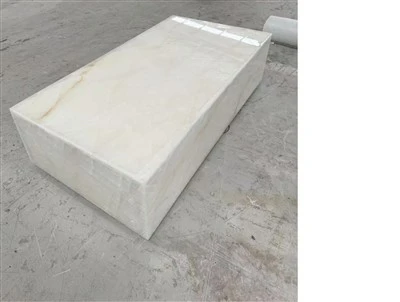 White Crystal Coffee Table