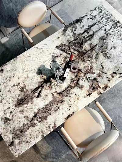 White Granite Dining Table