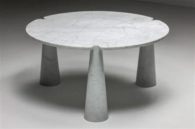 White Round Coffee Table