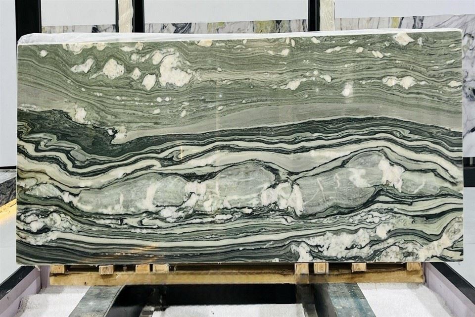 Verde Cipollino Greco Marble