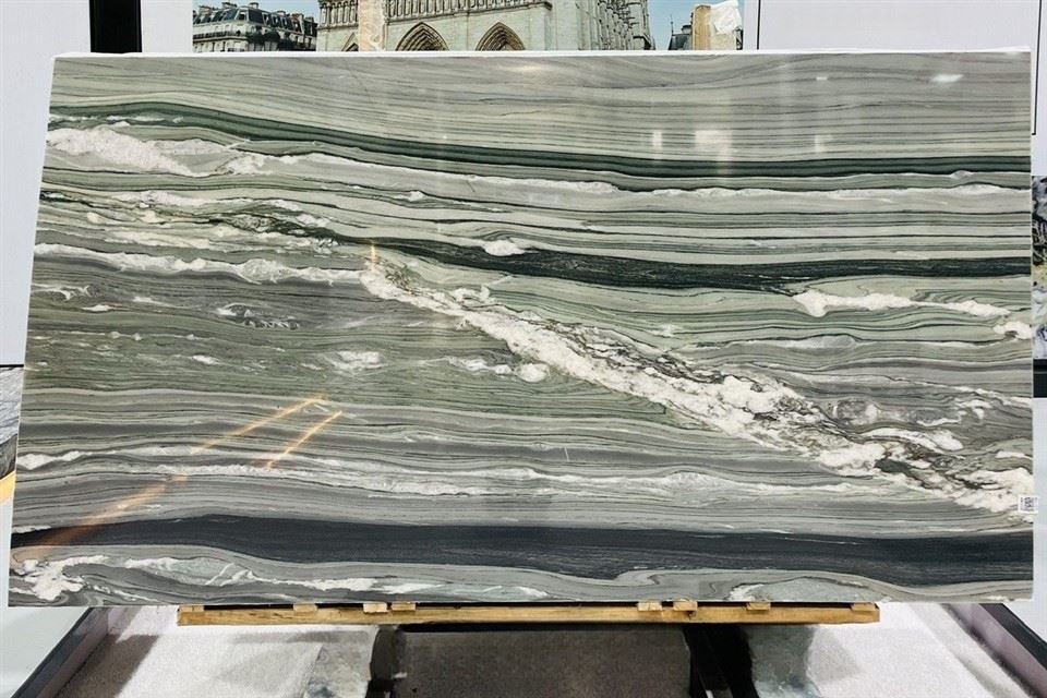 Verde Cipollino Greco Marble Slab