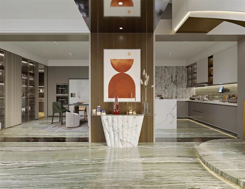 Verde Cipollino Marble tiles