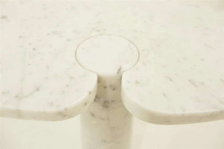 White Living Room Console Marble Coffee Table